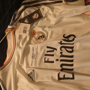 Adidas Real Madrid Cristiano Ronaldo #7 Soccer Jersey size XL  Fly Emirate RARE